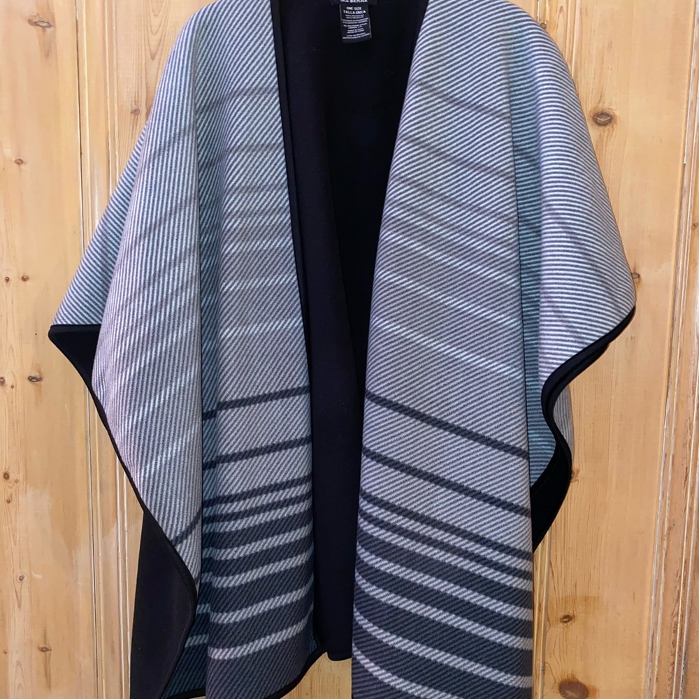 IKE BEHAR Fleece Poncho